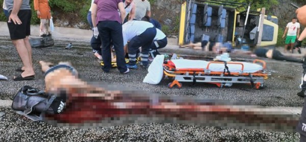 Marmaris'te cip safari aracı devrildi! Korkunç kazada ölü ve yaralılar var...